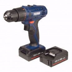 РАЗПРОДАЖБА ! Акумулаторен винтоверт FERM CDM1119, 12 V, 2 x 1.5 Ah