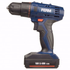 РАЗПРОДАЖБА ! Акумулаторен винтоверт FERM CDM1120, 18 V, 2 x 1.5 Ah