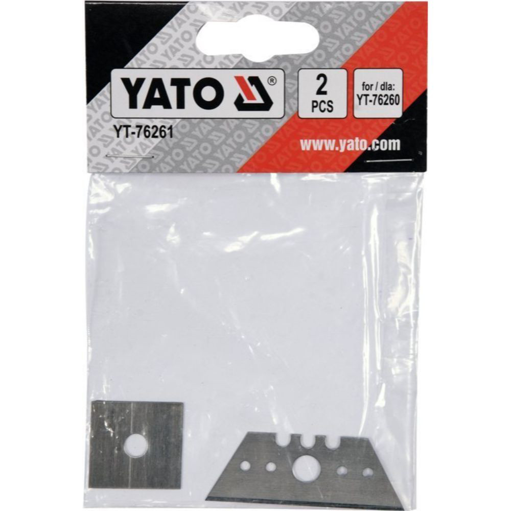 Комплект резервни ножове за ренде за гипсокартон YATO YT-76260, 2 бр Комплект резервни ножове за ренде за гипсокартон YATO YT-76260, 2 бр