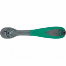 Ревeрсивна тресчотка с двукомпонентна дръжка, FORTIS, Т72, 1/4", 150 мм