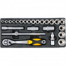 Количка с инструменти VOREL 58540, 6 чекмеджета, 177 части