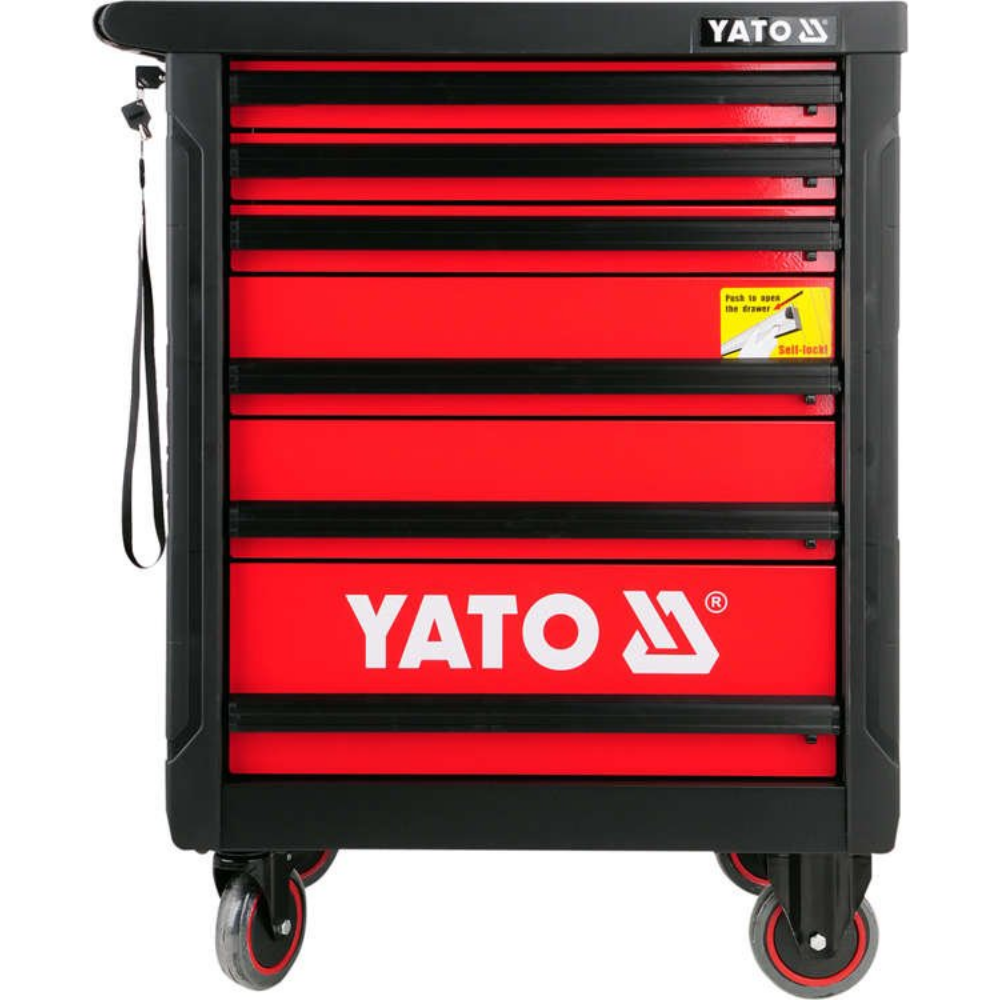 Количка за инструменти YATО, 6 чекмеджета, 430 кг, 177 части Количка за инструменти YATО, 6 чекмеджета, 430 кг, 177 части