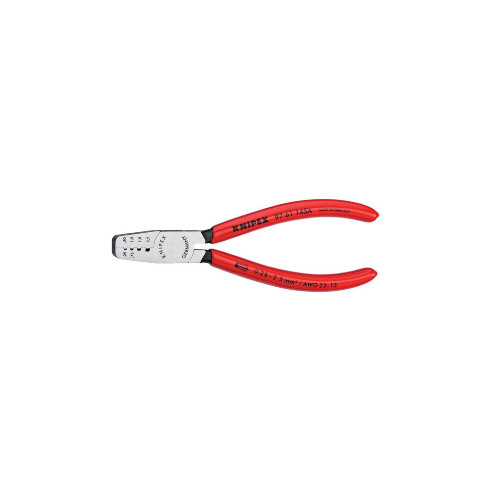 Кримпващи клещи KNIPEX, 0.25 - 2.5 мм2 Кримпващи клещи KNIPEX, 0.25 - 2.5 мм2
