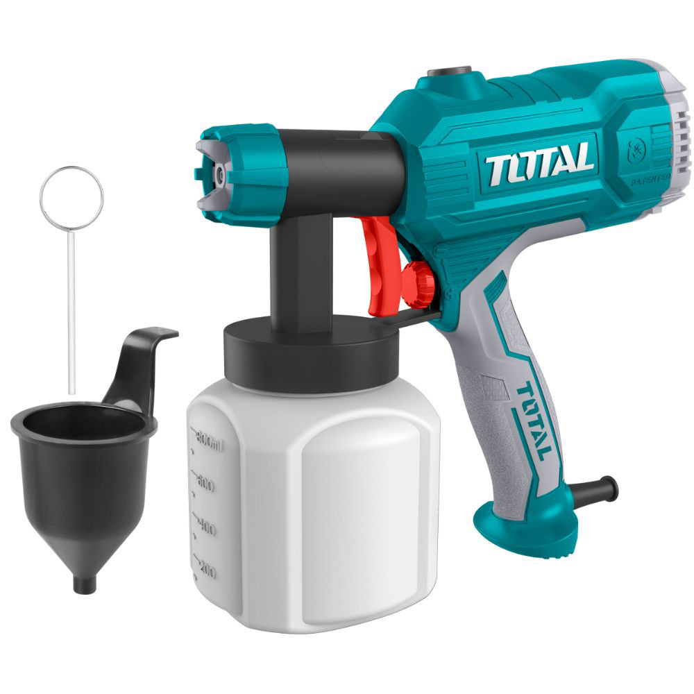 Електрически пистолет за боядисване TOTAL Industrial, 450 W, 0.38 L/min Електрически пистолет за боядисване TOTAL Industrial, 450 W, 0.38 L/min