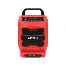 Радио YATO, 18V/220V, 3W, Bluetooth, AUX-IN, USB