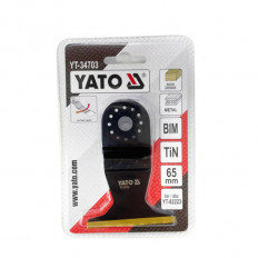 Резец за мулти осцилатор, YATO QUICK RELEASE, дърво / метал, 90 x 65 мм EURO YT 34703
