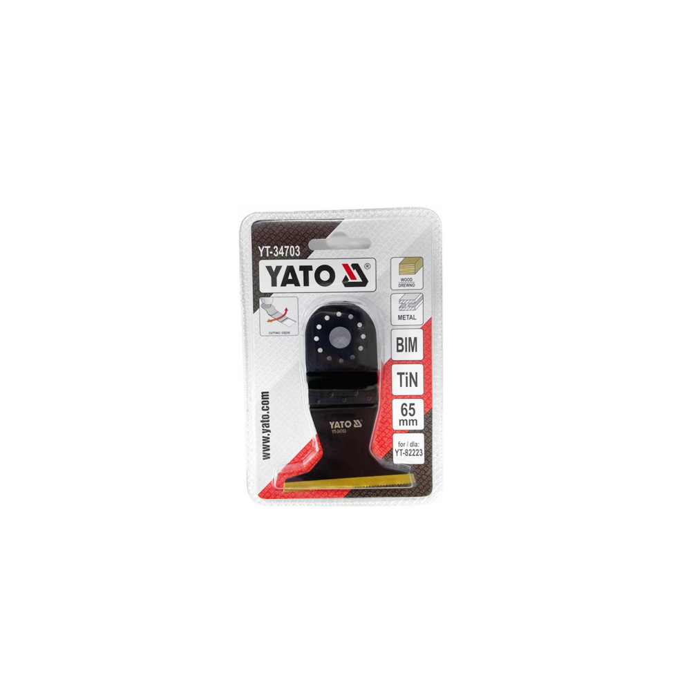 Резец за мулти осцилатор, YATO QUICK RELEASE, дърво / метал, 90 x 65 мм EURO YT 34703 Резец за мулти осцилатор, YATO QUICK RELEASE, дърво / метал, 90 x 65 мм EURO YT 34703