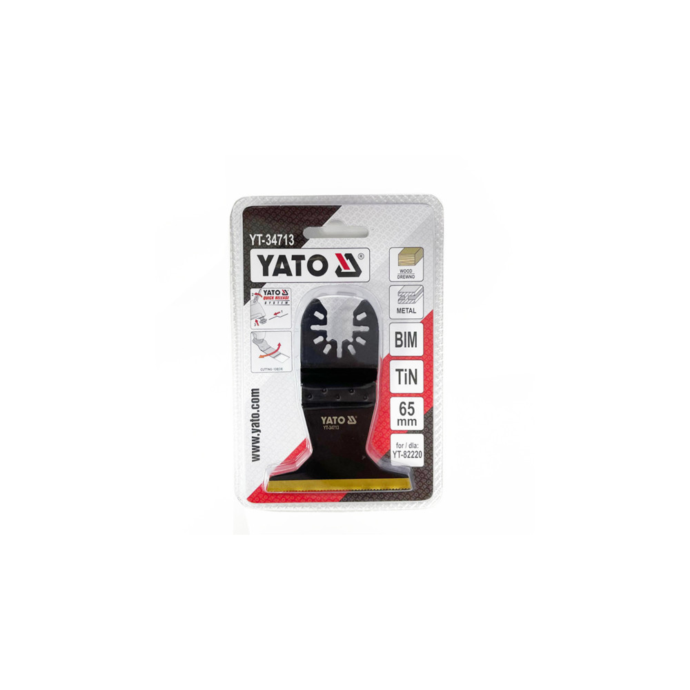 Резец за мулти осцилатор, YATO QUICK RELEASE, дърво / метал, 90 x 65 мм EURO YT 34713 Резец за мулти осцилатор, YATO QUICK RELEASE, дърво / метал, 90 x 65 мм EURO YT 34713