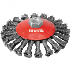 Дисковидна телена четка за ъглошлайф YATO, INOX, Ф 125 мм EURO YT 4764
