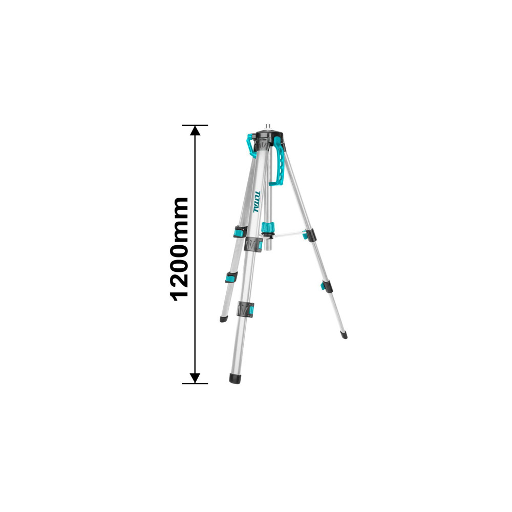 Телескопичен статив - триножник TOTAL, 3/8", 1/4", 50 - 120 см Телескопичен статив - триножник TOTAL, 3/8", 1/4", 50 - 120 см