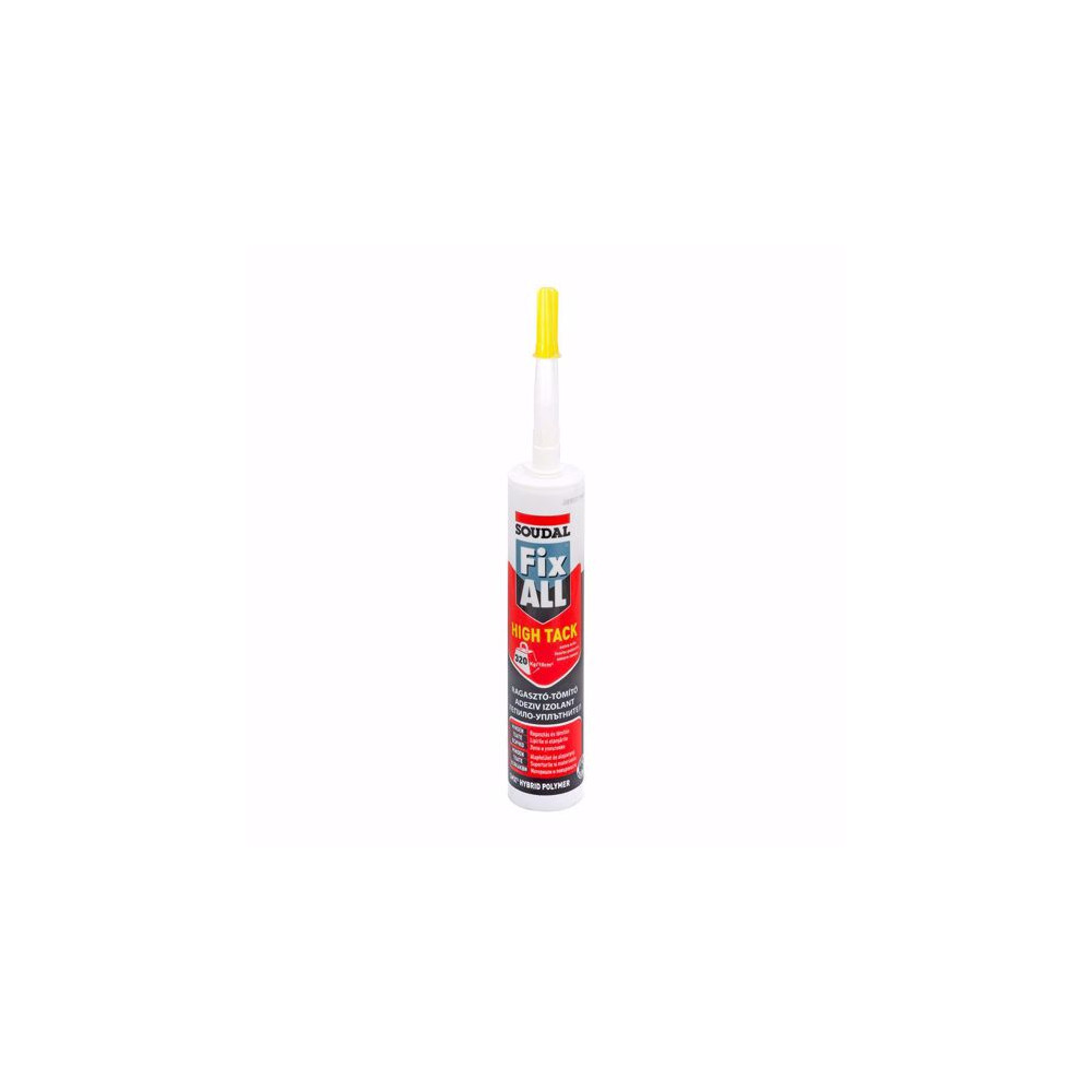 Монтажно лепило SOUDAL, Fix All High Tack, 290 ml Монтажно лепило SOUDAL, Fix All High Tack, 290 ml