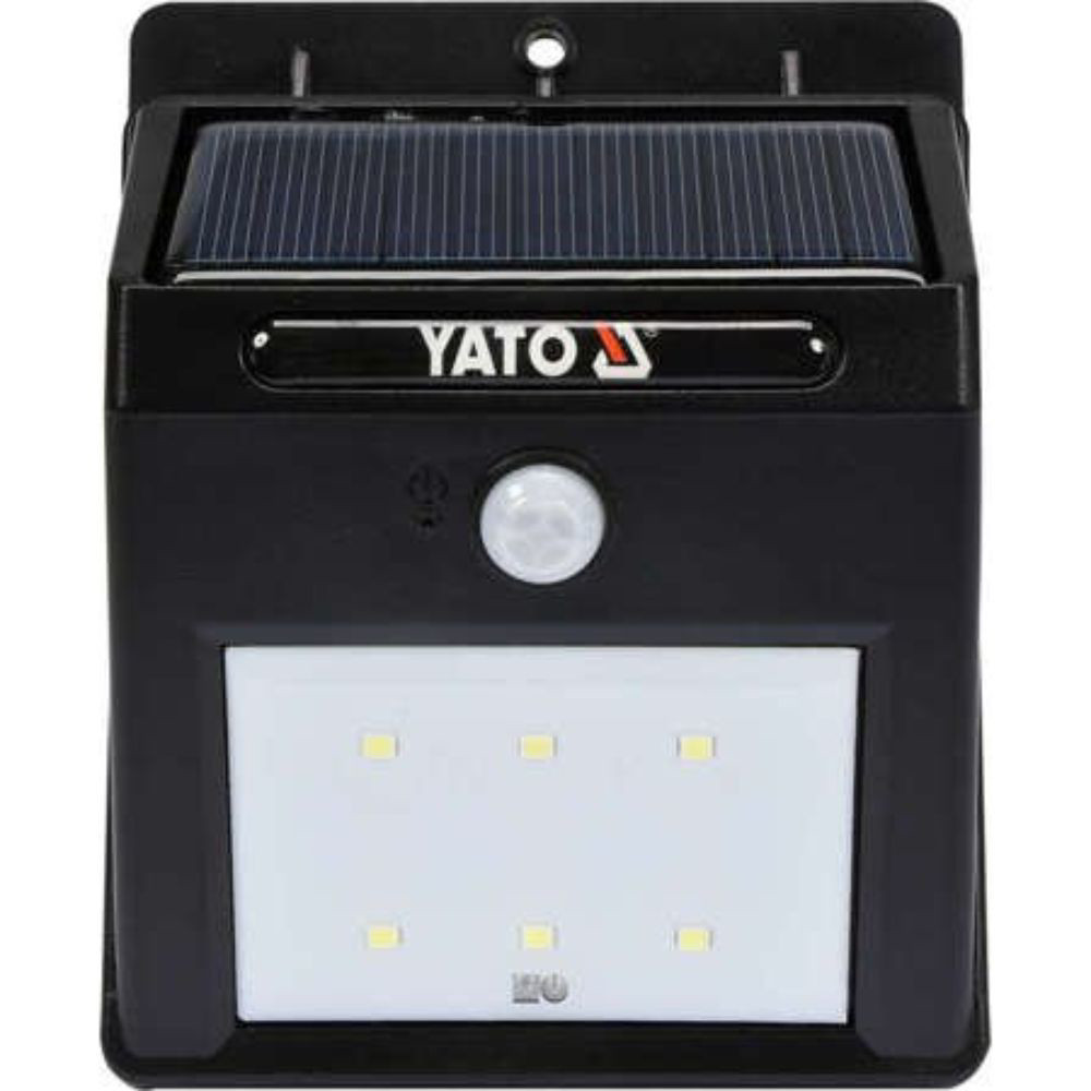 Соларна стенна LED лампа YATO 81856 с фото и сензор за движение, 120 lm Соларна стенна LED лампа YATO 81856 с фото и сензор за движение, 120 lm