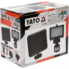 Соларен LED прожектор YATO, сензор за движение, 4 W