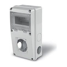 Табло за индустриални контакти и DIN модули IP55, UV, серия Enerbox /6 DIN,1х16-32A/ Scame