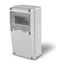 Табло за индустриални контакти /плътно/ и DIN модули IP55, UV, серия Enerbox /6 DIN/ Scame