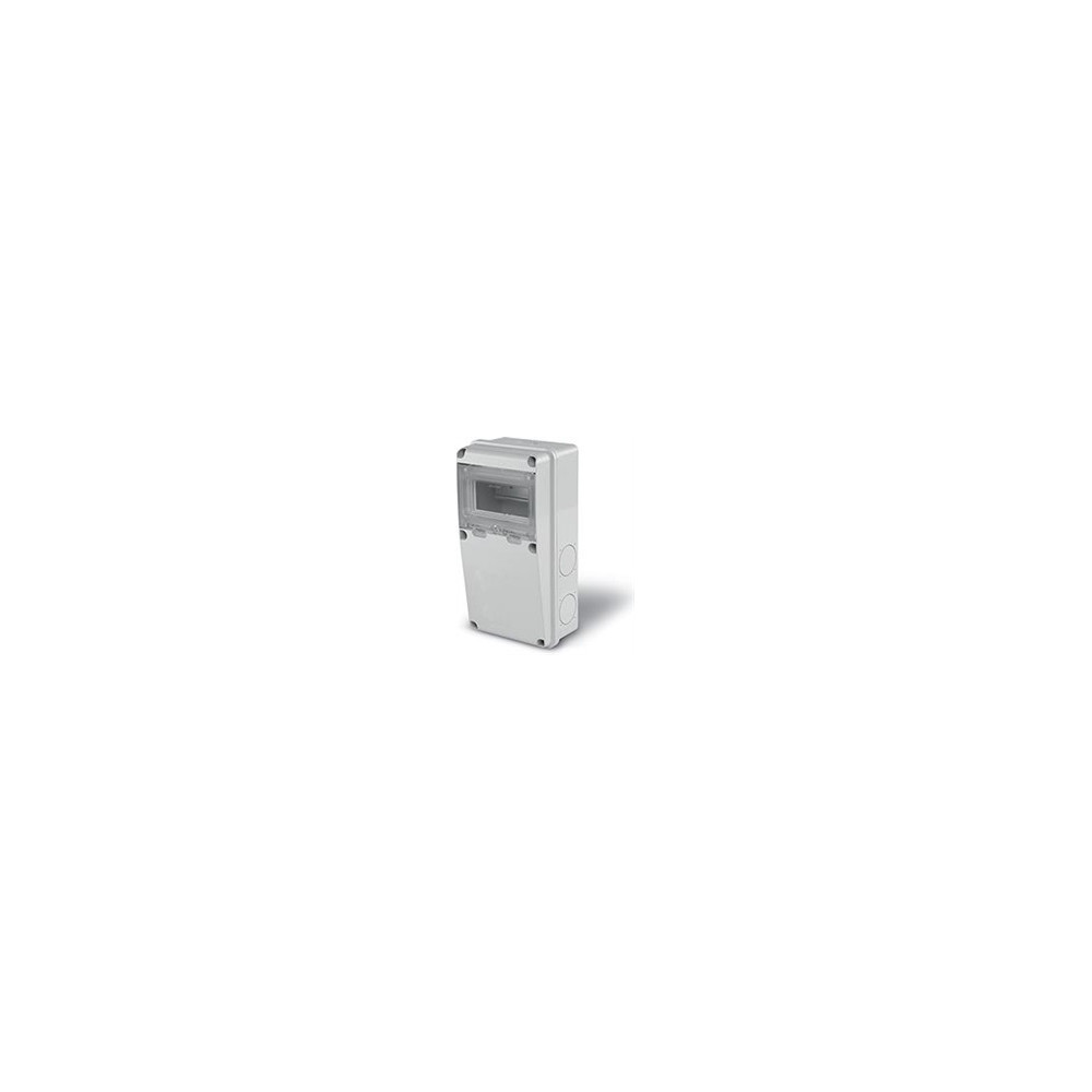 Табло за индустриални контакти /плътно/ и DIN модули IP55, UV, серия Enerbox /6 DIN/ Scame