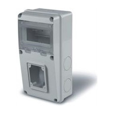 Табло за индустриални контакти и DIN модули IP55, UV, серия Enerbox /6 DIN,1х63A/ Scame