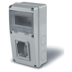 Табло за индустриални контакти и DIN модули IP55, UV, серия Enerbox /6 DIN,1х63A/ Scame