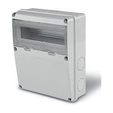 Табло за индустриални контакти /плътно/ и DIN модули IP55, UV, серия Enerbox /11 DIN/ Scame