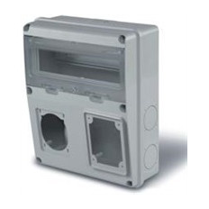 Табло за индустриални контакти и DIN модули IP55, UV, серия Enerbox /11 DIN, 1х16-32A и 1х63A/ Scame
