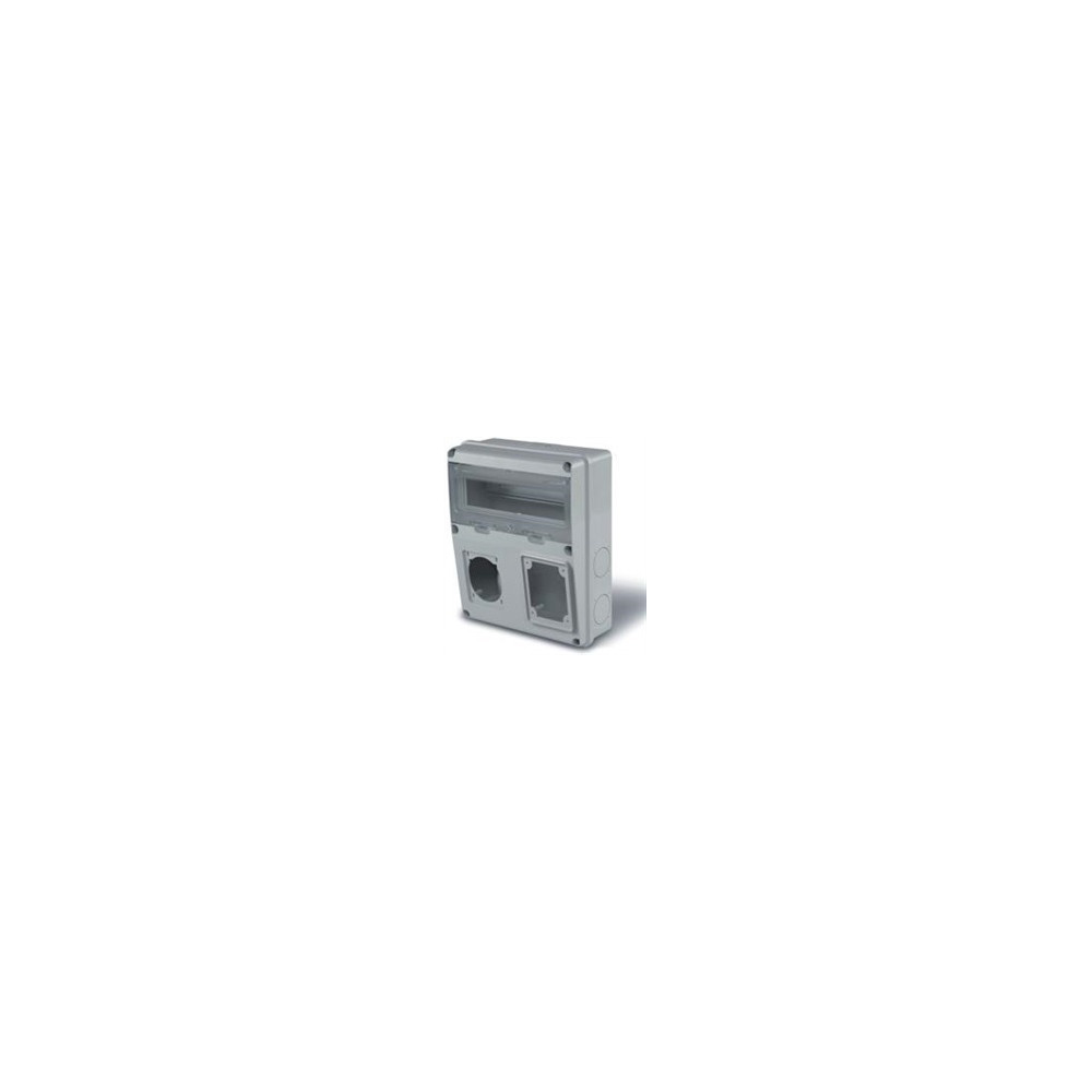 Табло за индустриални контакти и DIN модули IP55, UV, серия Enerbox /11 DIN, 1х16-32A и 1х63A/ Scame