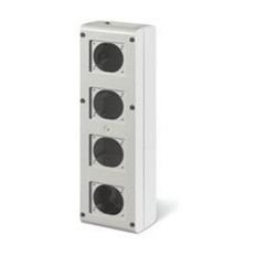 Табло за индустриални контакти IP66, UV, PG вход, серия BLOCK (4х16A или 32A) Scame