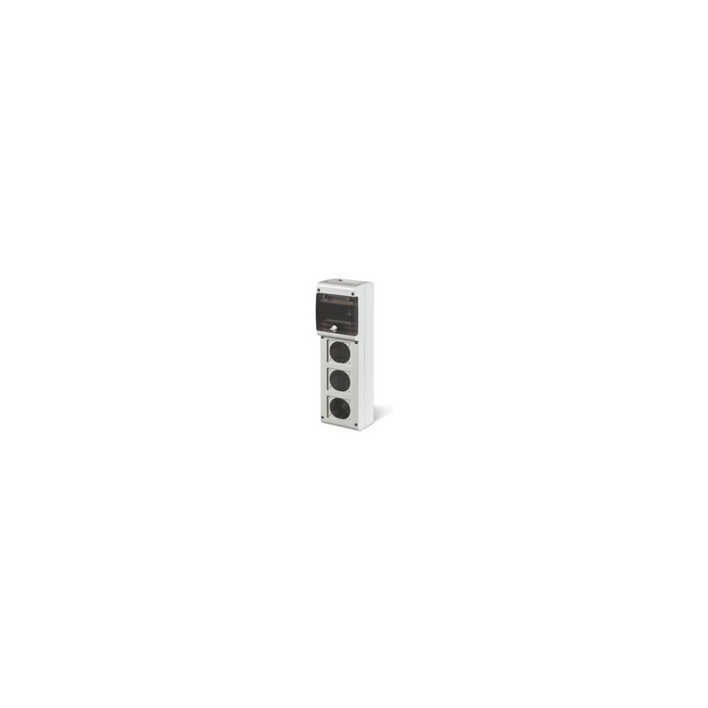 Табло за индустриални контакти и DIN модули IP66, UV, PG вход, серия BLOCK (6 DIN и 3х16A или 32A) Scame Табло за индустриални контакти и DIN модули IP66, UV, PG вход, серия BLOCK (6 DIN и 3х16A или 32A) Scame