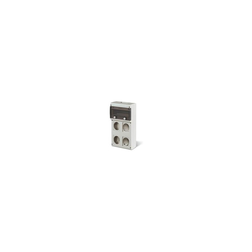 Табло за индустриални контакти и DIN модули IP66, UV, PG вход, серия BLOCK (11 DIN и 4х16A или 32A) Scame Табло за индустриални контакти и DIN модули IP66, UV, PG вход, серия BLOCK (11 DIN и 4х16A или 32A) Scame