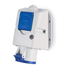 Промишлен комбиниран контакт 2P+Е 32A+шуко IP54 серия Optima Combi Scame