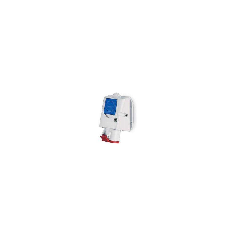 Промишлен комбиниран контакт 3P+N+Е 32A+шуко IP54 серия Optima Combi Scame