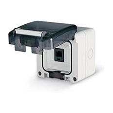 Компютърна розетка RJ45 cat.5e за открит монтаж IP 66, серия Protecta, Scame /до изчерпване/