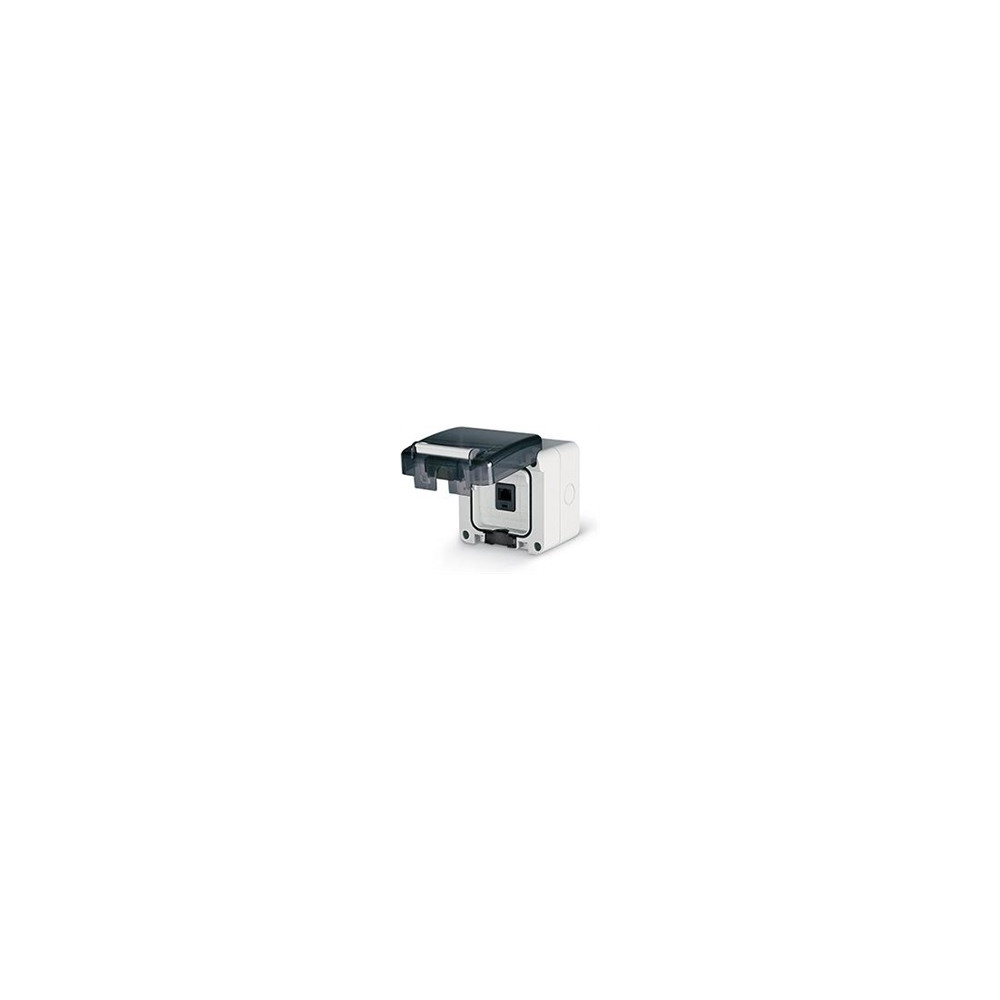 Компютърна розетка RJ45 cat.5e за открит монтаж IP 66, серия Protecta, Scame /до изчерпване/