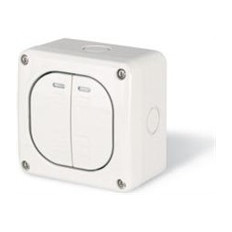 Сериен ключ 10А за открит монтаж IP 66, серия Protecta, Scame