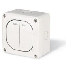 Сериен ключ 10А за открит монтаж IP 66, серия Protecta, Scame