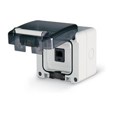 Компютърна розетка RJ45 cat. 6 за открит монтаж IP 66, серия Protecta, Scame 