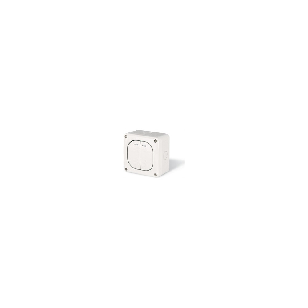 Сериен девиаторен ключ 10А за открит монтаж IP 66, серия Protecta, Scame
