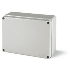 Кутия 190х140х70мм IP56, UV, плътни стени, затваряне с винт, серия Scabox Scame