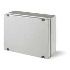 Кутия 380х300х170мм IP56, UV, плътни стени, затваряне с винт, серия Scabox Scame