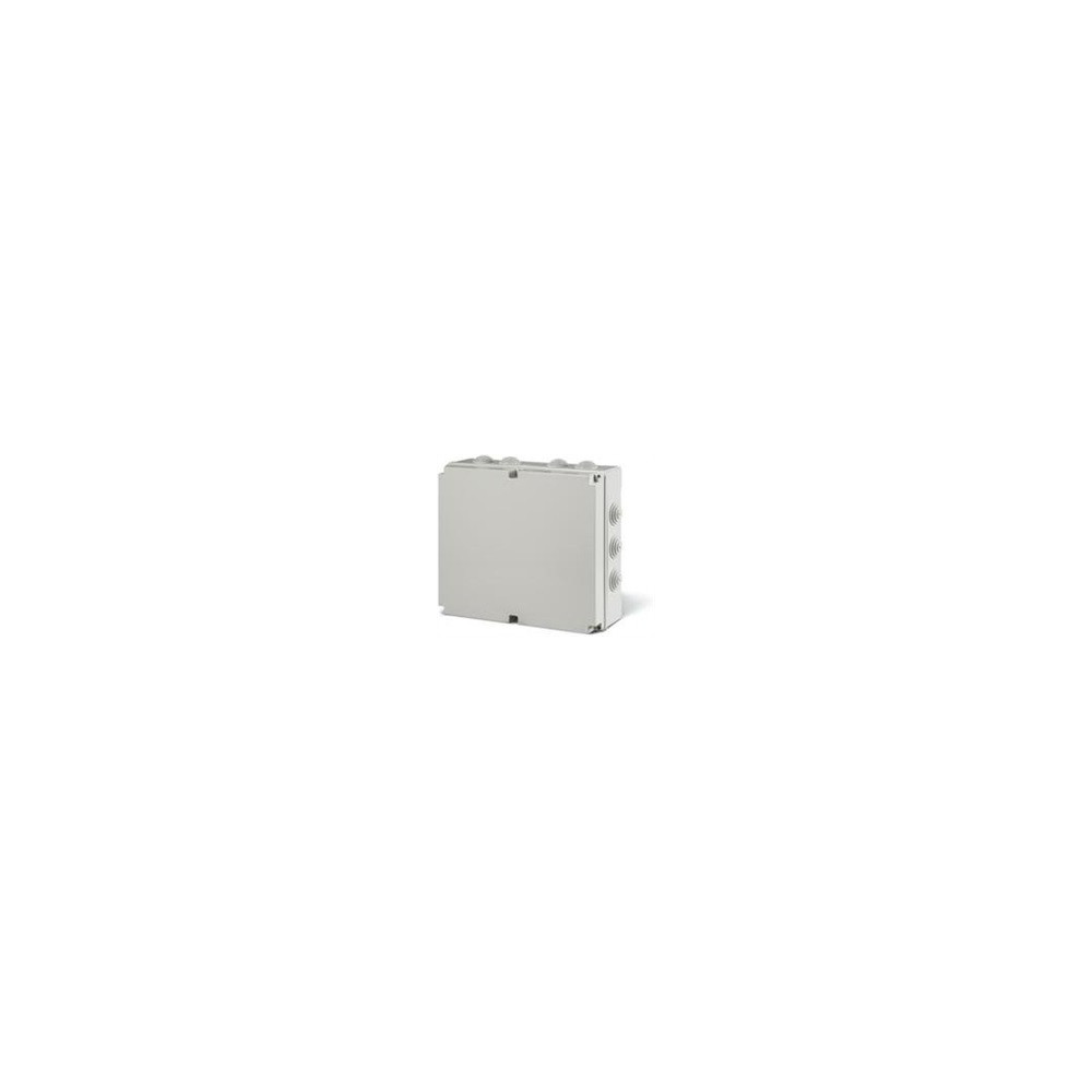 Кутия 380х300х120мм IP55, UV, кабелни мембрани 12х48мм, затваряне с винт, серия Scabox Scame