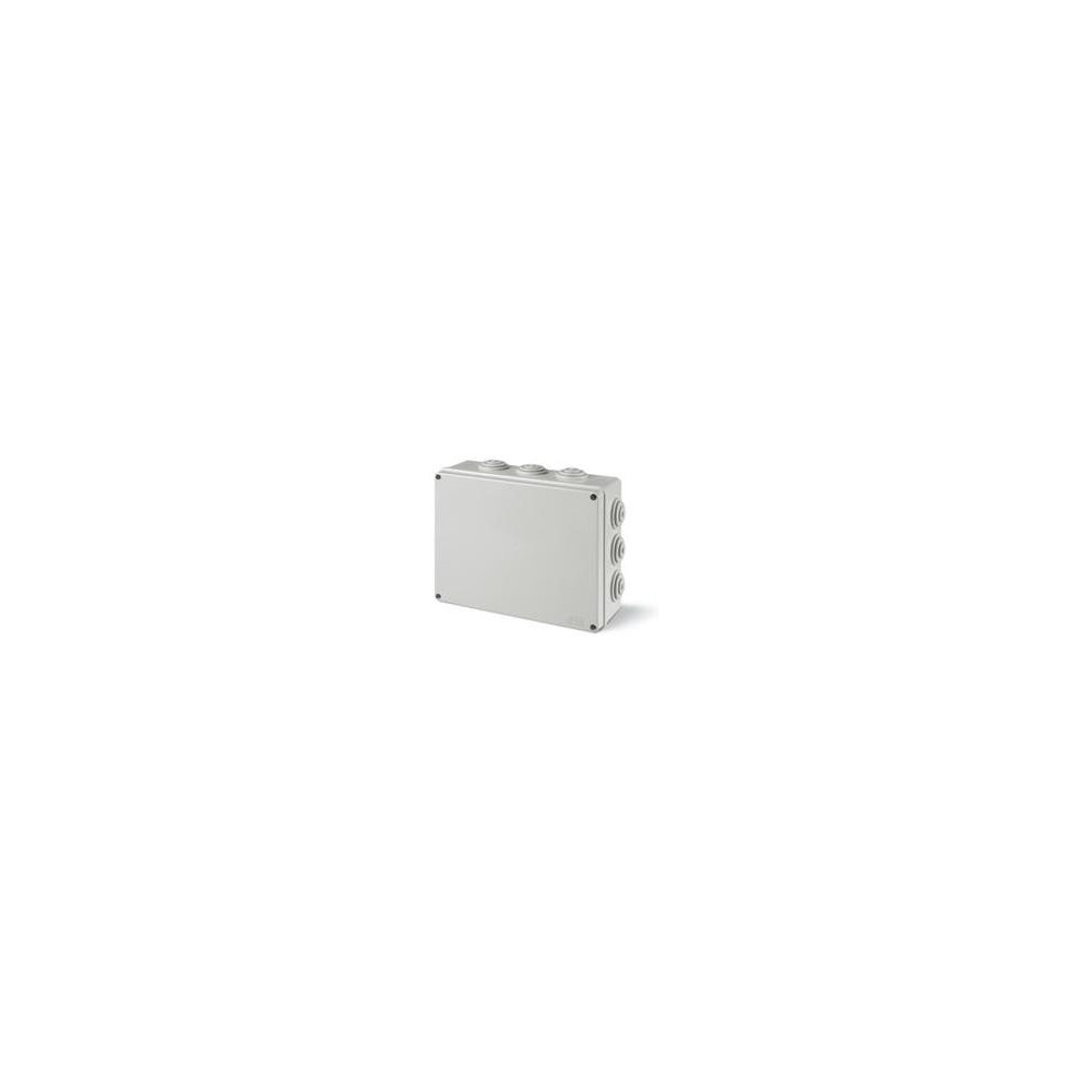 Кутия 190х140х70мм IP55, UV, кабелни мембрани 10х38мм, затваряне с винт, серия Scabox Scame