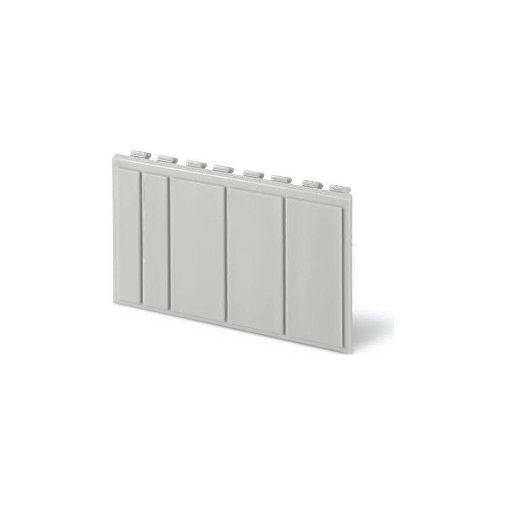 Глуха капачка за празни модули в табла Domino 4мод. 72x45mm цвят сив Scame