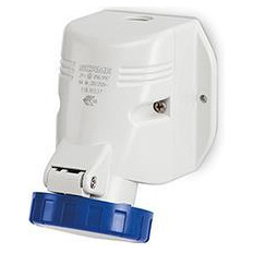 Промишлен контакт 2P+Е 16A IP66 серия Optima Top M20 открит монтаж Scame