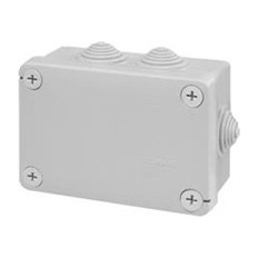 Кутия 120х80х50мм IP55, UV, 6 кабелни мембрани за PG21, затваряне с винт, серия Cubox Scame