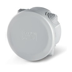 Кутия ф80х40мм IP55, UV, 4 кабелни мембрани за PG16, затваряне на клик, new, серия Cubox Scame