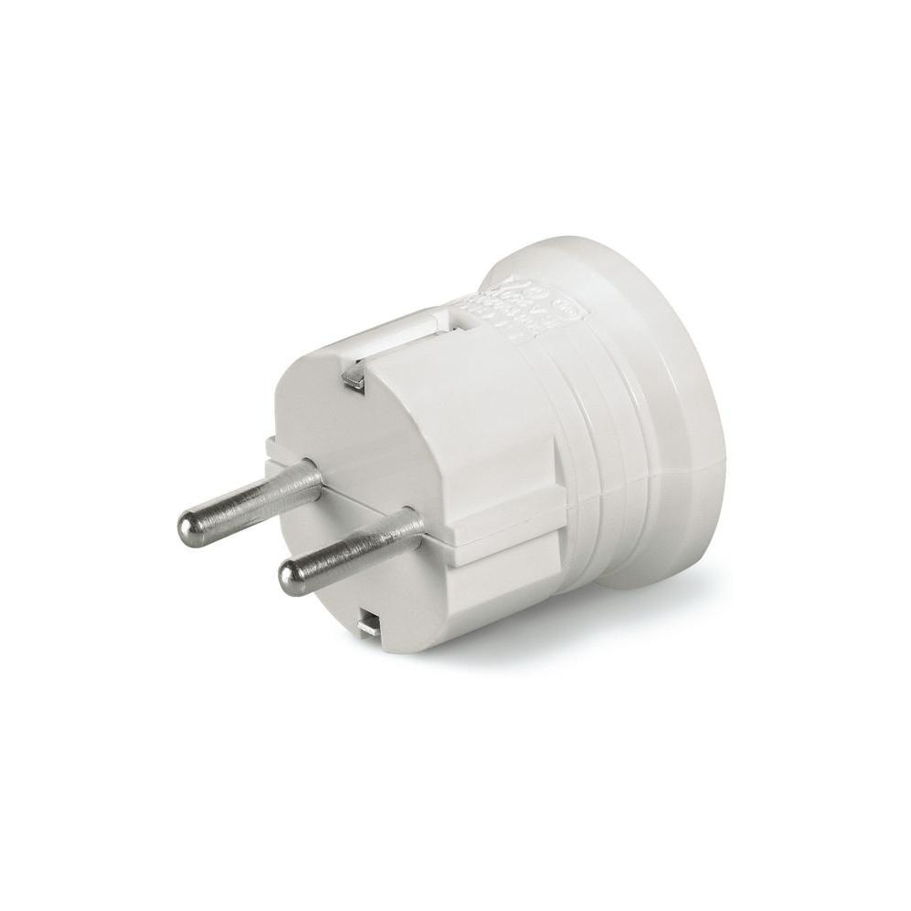 Щепсел бял Шуко 2P+E 16A ІP20 UV GW750 градуса серия UNEL Scame