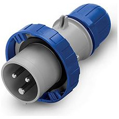 Промишлен щепсел 2P+Е 32A IP66/67/69 серия Optima Scame