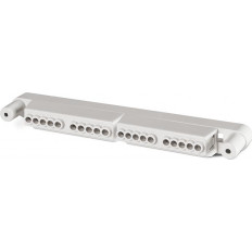 Клема нулева и земна за табла 12 / 24 мод. IP66 допълнена с клема 654.0360 серия DOMINO Scame
