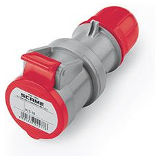 Промишлен подвижен контакт 3P+N+Е 16A IP54 серия Optima Scame