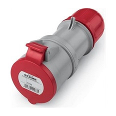 Промишлен подвижен контакт 3P+N+Е 32A IP54 серия Optima Scame