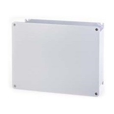 Кутия алуминиева 410х315х153мм IP66, UV,плътни стени, затваряне с винт, серия Alubox Scame